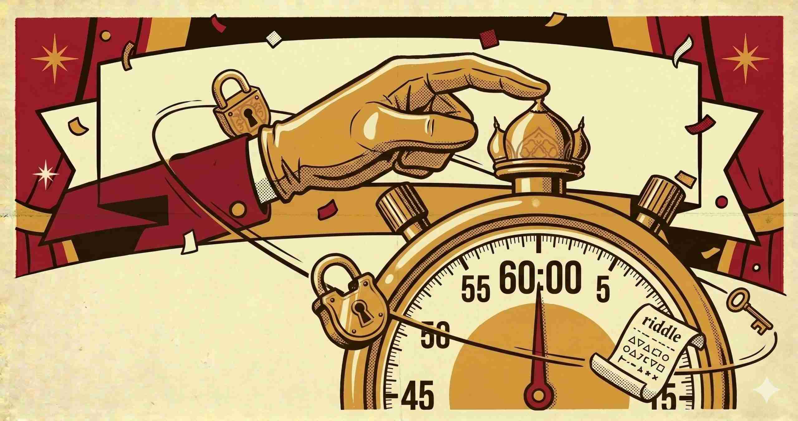 Captura de pantalla del temporizador digital interactivo de Escapaencasa